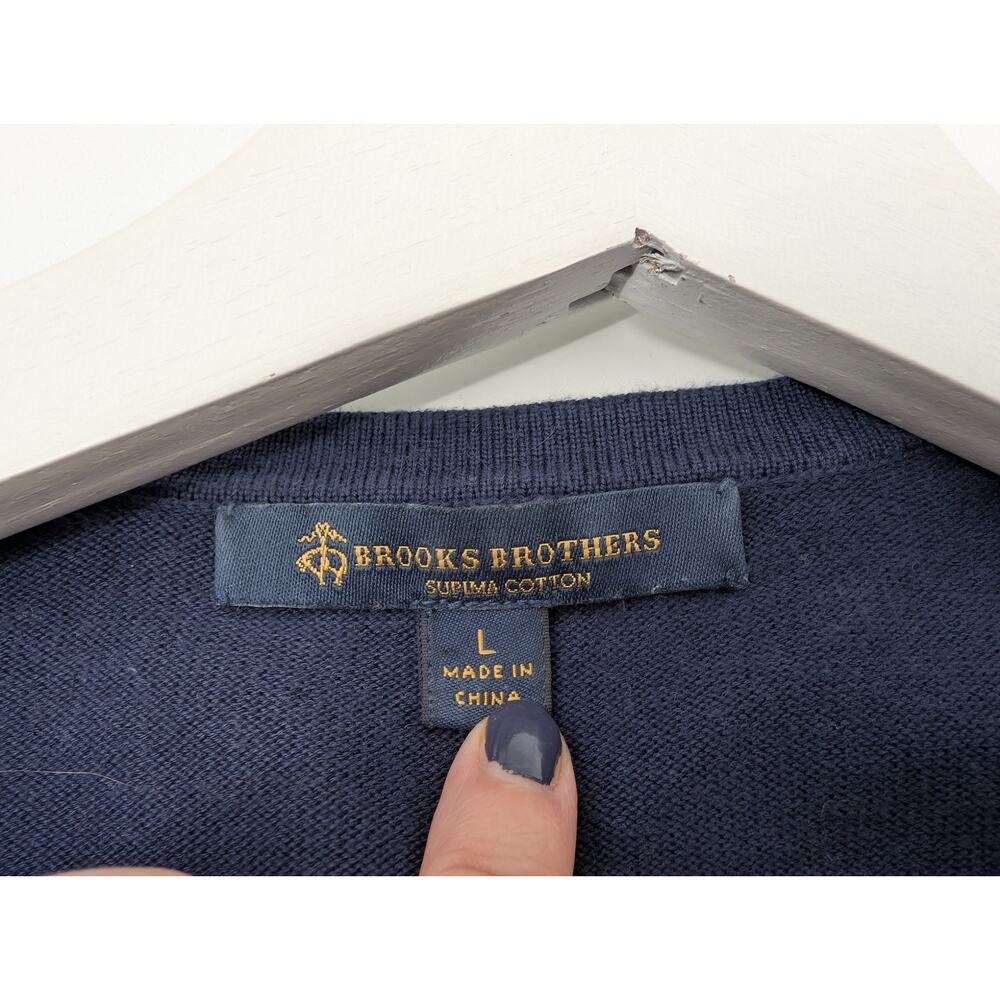 Brooks Brothers Bo Schembechler Univ of Michigan Cardigan Women's Large ** - Picture 4 of 10